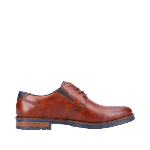 RIEKER MENS 14621-24 CLERMONT Tan Leather Lace-up Shoe