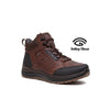 G-COMFORT MENS R-1289 Brown Leather Rolling Fitness Extra-wide Hiking Boot