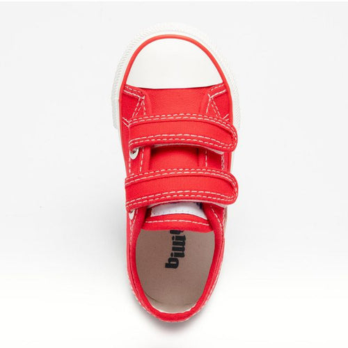 BILLI GIO KIDS BGEA4580 BOMBERINO RSO1 Rosso Red Canvas Sneaker