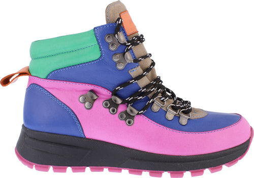 ADESSO WOMENS A6719 RAINE Allsorts Multi Colour Leather Waterproof Lace-Up Ankle Boot