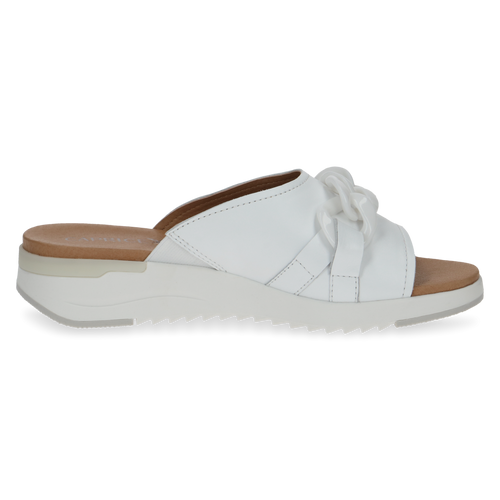 CAPRICE WOMENS 27206-20-102 KANDY White Leather Mule