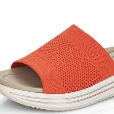 REMONTE WOMENS R2961-38 JOCEYLN Sporty Orange Slides/Sandals
