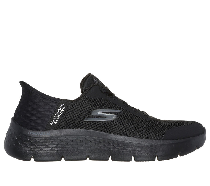 SKECHERS WOMENS 124836 BBK  Slip-ins: BLACK GO WALK Flex - Grand Entry