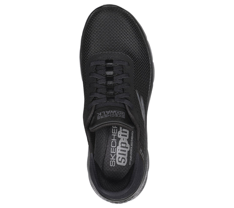 SKECHERS WOMENS 124836 BBK  Slip-ins: BLACK GO WALK Flex - Grand Entry