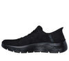 SKECHERS WOMENS 124837 BBK Go Walk Flex - Mali Hands Free Ladies Black Trainers