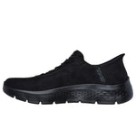 SKECHERS WOMENS 124837 BBK Go Walk Flex - Mali Hands Free Ladies Black Trainers