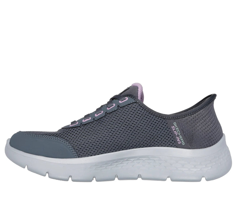 SKECHERS WOMENS 124846 CCLV Go Walk Flex CLEAR CREEK 'Slip-In' Trainers WP