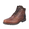 RIEKER MENS 13740-24 DALLAS  Tan Leather Combination Ankle Boot, with RiekerTEX and Warmlining