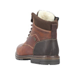 RIEKER MENS 13740-24 DALLAS  Tan Leather Combination Ankle Boot, with RiekerTEX and Warmlining