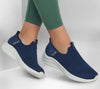 SKECHERS WOMENS 149709 NVY STEP-IN Ultra Flex SMOOTH STEP Navy Slip-on