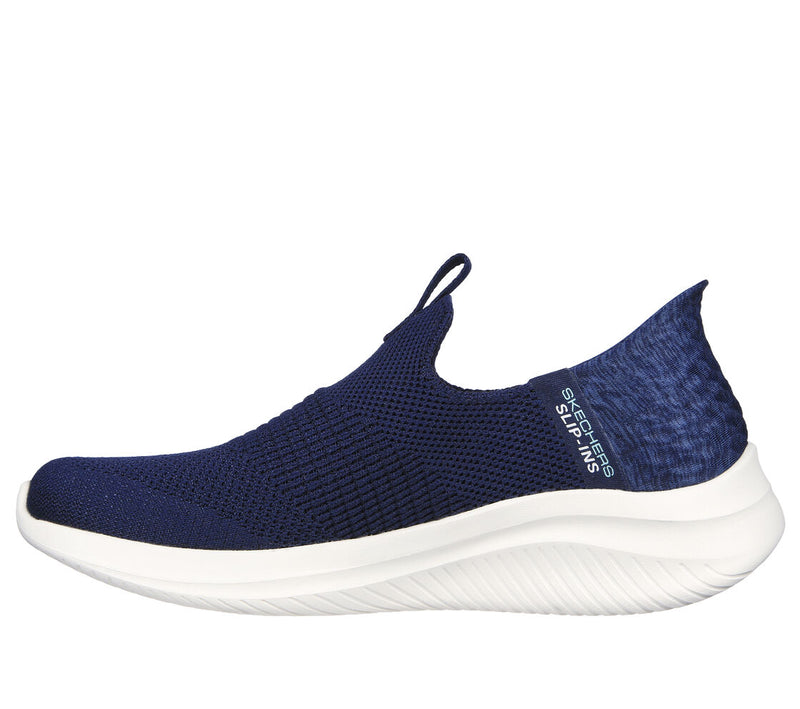 SKECHERS WOMENS 149709 NVY STEP-IN Ultra Flex SMOOTH STEP Navy Slip-on