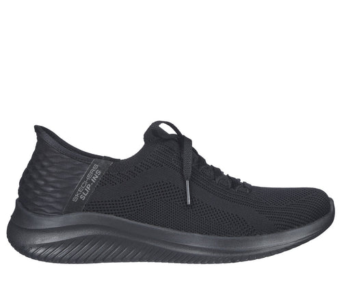 SKECHERS WOMENS 149710 BBK BRILLIANT PATH Handsfree Slip Ins BLACK Slip-On