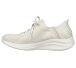 SKECHERS WOMENS 149710 NAT BRILLIANT PATH Handsfree Slip Ins NATURAL Slip-On