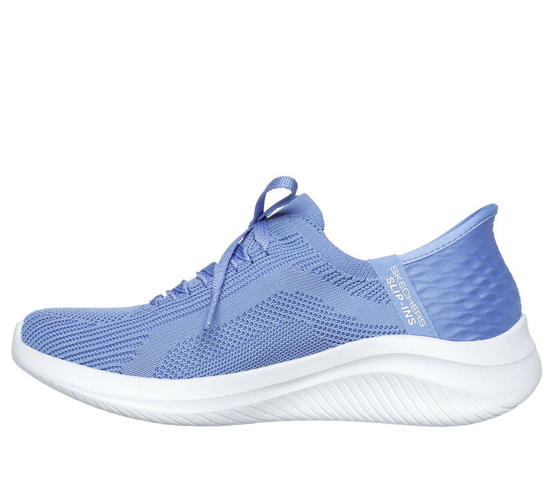 SKECHERS WOMENS 149710 PERI Brilliant Path Blue Slip-In Trainer