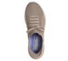 SKECHERS WOMENS 149710/TPE BRILLIANT PATH  Taupe Handsfree 'Slip Ins'