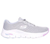 SKECHERS WOMENS 149722 GYMT Lgt. Grey/Multi ARCH FIT - Infinity Cool Lace-up Trainer