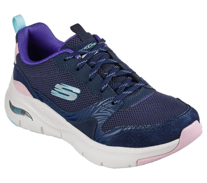 SKECHERS WOMENS  149723 NVMT Navy/Multi ARCH FIT - VISTA VIEW