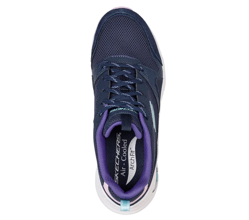 SKECHERS WOMENS  149723 NVMT Navy/Multi ARCH FIT - VISTA VIEW