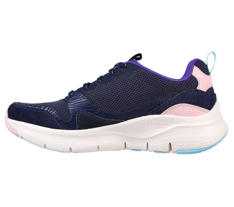 SKECHERS WOMENS  149723 NVMT Navy/Multi ARCH FIT - VISTA VIEW