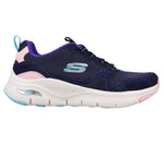 SKECHERS WOMENS  149723 NVMT Navy/Multi ARCH FIT - VISTA VIEW