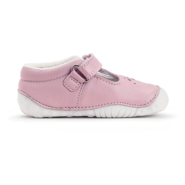 STARTRITE KIDS 0761-6 TUMBLE Baby Girls Pale Pink Leather Pre-Walker (G Fitting)