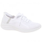 SKECHERS WOMENS 149710  BRILLIANT PATH Handsfree 'Slip Ins' White