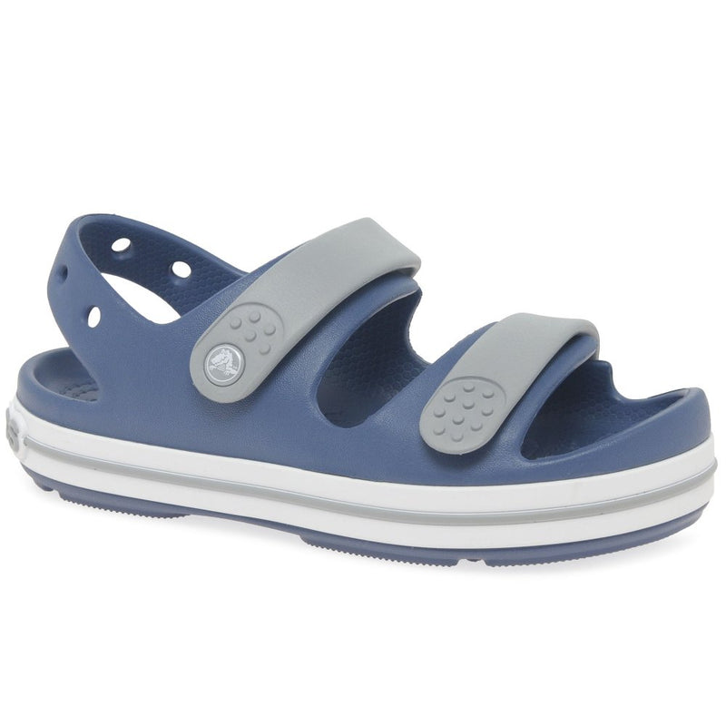 CROCS KIDS 209424-450 Crocband CRUISER Sandal Bijou Blue/Light Grey