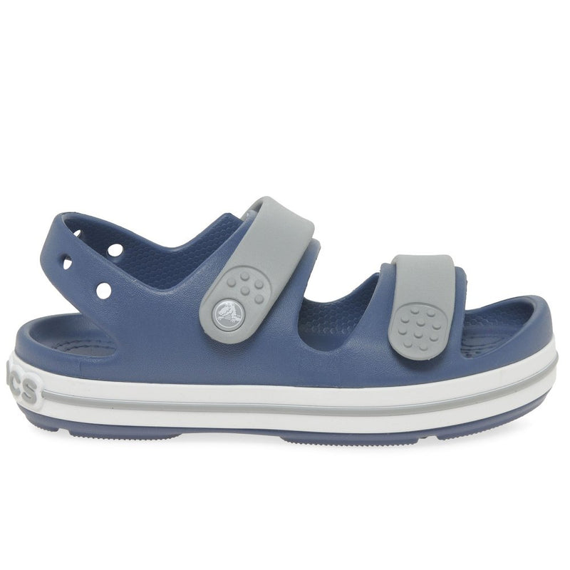 CROCS KIDS 209424-450 Crocband CRUISER Sandal Bijou Blue/Light Grey