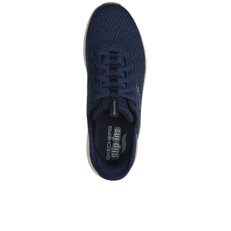 SKECHERS MENS 232462 NVY Archfit Look Ahead Navy SLIP IN Trainers