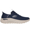 SKECHERS MENS 232462 NVY Archfit Look Ahead Navy SLIP IN Trainers