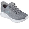 SKECHERS WOMENS 150012 GYMT SKECH-LITE PRO NATURAL BEAUTY Grey Slip-In