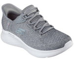 SKECHERS WOMENS 150012 GYMT SKECH-LITE PRO NATURAL BEAUTY Grey Slip-In