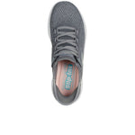 SKECHERS WOMENS 150012 GYMT SKECH-LITE PRO NATURAL BEAUTY Grey Slip-In