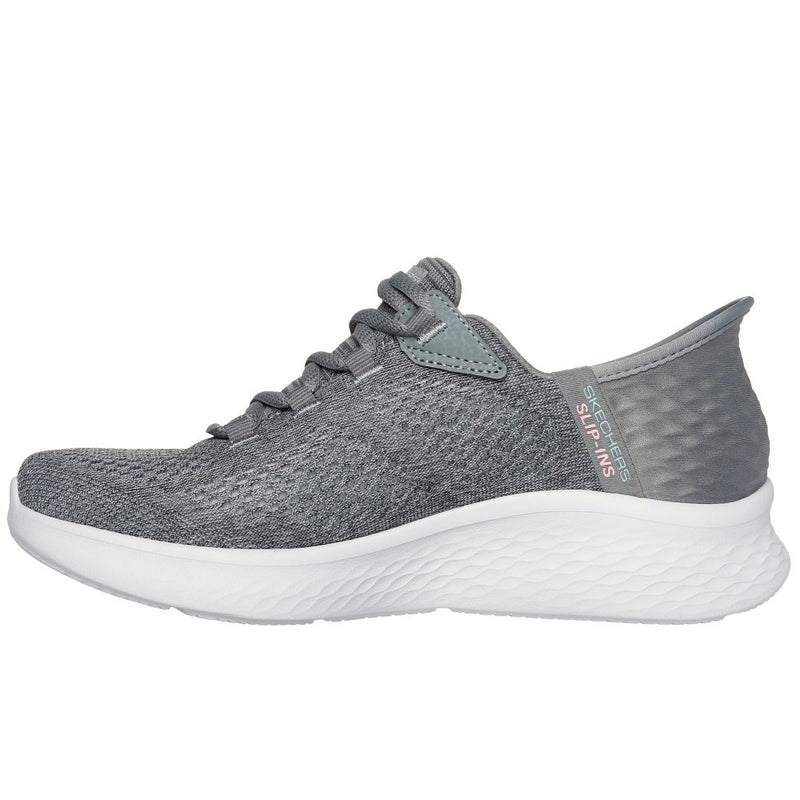 SKECHERS WOMENS 150012 GYMT SKECH-LITE PRO NATURAL BEAUTY Grey Slip-In