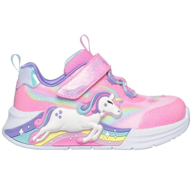 SKECHERS KIDS 302298N PKMT Unicorn Chaser  Pink/Multi Trainer