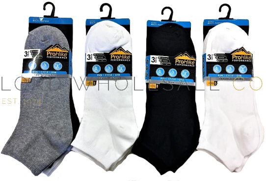 MENS SOCKS Assorted 3pr pk Cotton Rich Trainer Socks