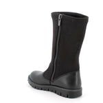 PRIMIGI KIDS 4874800 Girls Black Leather/Scuba Combination Long Boot