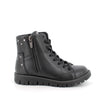 PRIMIGI KIDS 4874900 Girls Black Nappa leather Lace-Up Ankle Boot