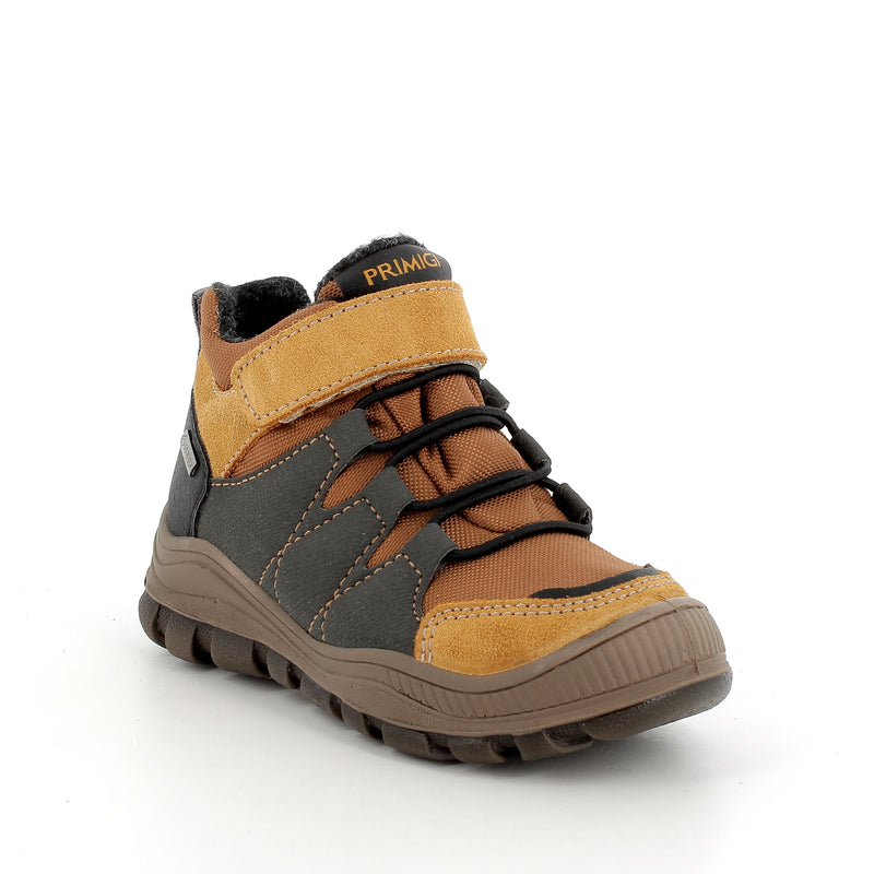 PRIMIGI KIDS 4881522 Boys Brown/Grey/Black Combination Goretex Ankle Boot