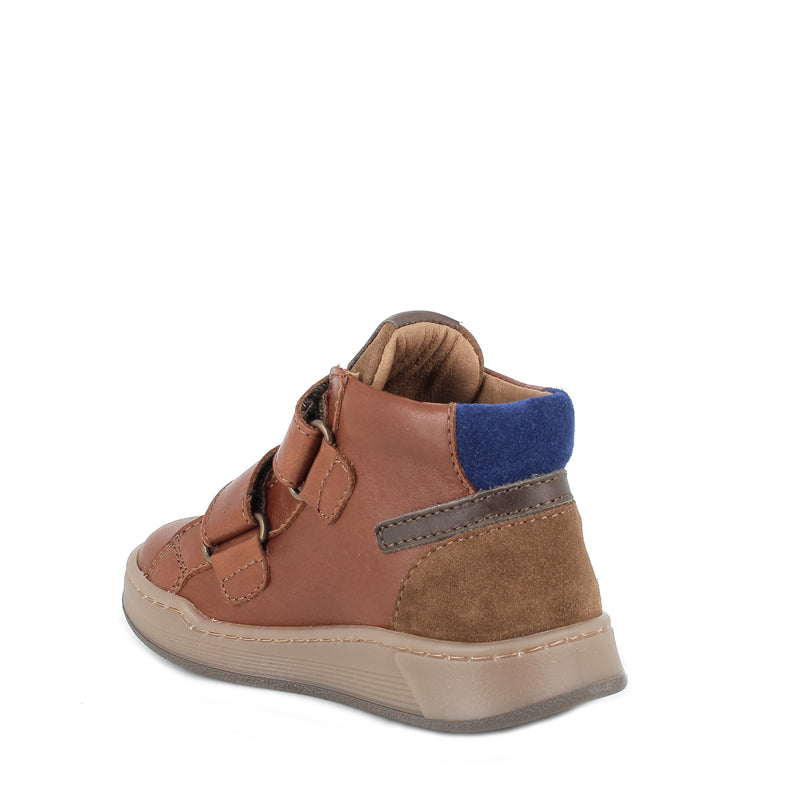 PRIMIGI KIDS 4935922 Boys Brown leather/Suede Ankle Boot