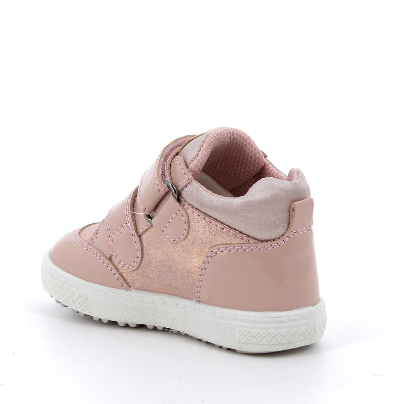 PRIMIGI KIDS 6852933 Girls Pink Patent Comb Ankle Boot