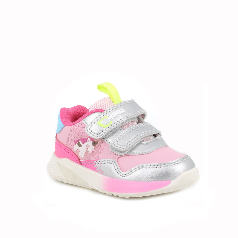 PRIMIGI KIDS 6958800 Girls Pink/Silver Light-up Trainer