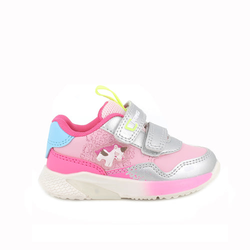 PRIMIGI KIDS 6958800 Girls Pink/Silver Light-up Trainer