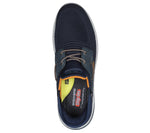 SKECHERS MENS 210606 NVY DELSON 3.0 ROTH Navy Slip-In Trainer
