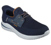 SKECHERS MENS 210606 NVY DELSON 3.0 ROTH Navy Slip-In Trainer