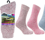 WOMENS SOCKS  Pro Hike Ladies  Wool Blend Boot Socks, 3 pair pack