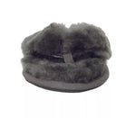 BEDROOM ATHLETICS WOMENS KEIRA Grey Sheepskin Toe-post Slippers