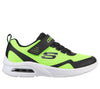 SKECHERS KIDS  403775L LMBK Microspec Max TORVIX Lime/Black Velcro Trainer