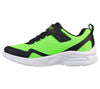 SKECHERS KIDS  403775L LMBK Microspec Max TORVIX Lime/Black Velcro Trainer