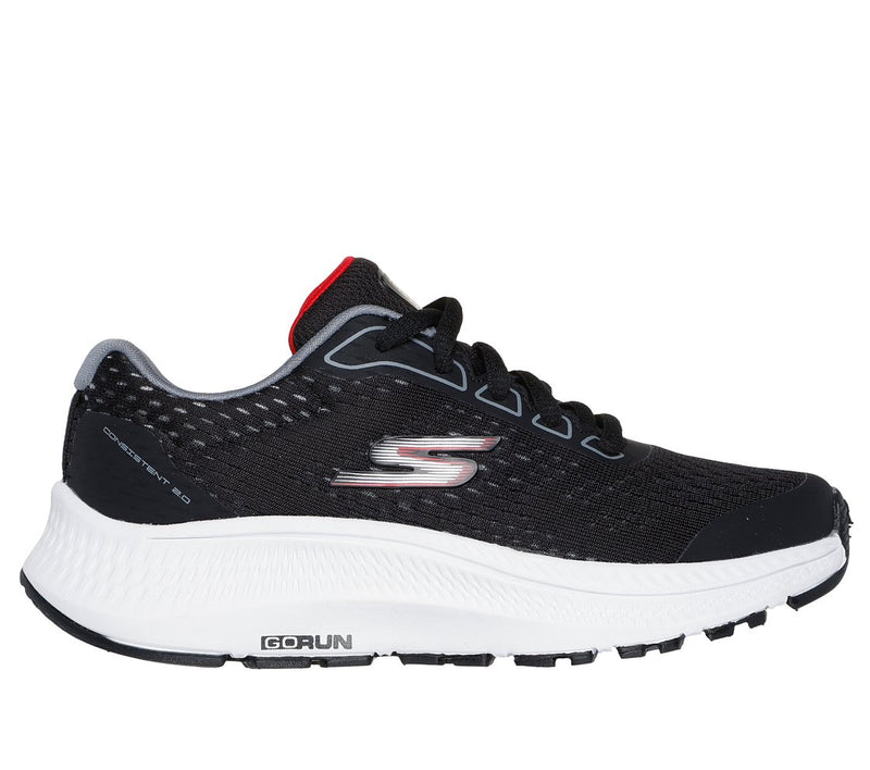 SKECHERS KIDS 405046L BKCC GO RUN CONSISTENT 2.0 Black Lace Trainer